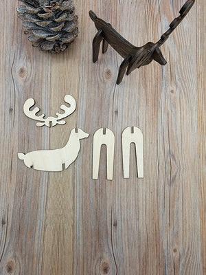 Mini Reindeer Decor EverLee Creations