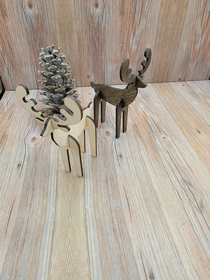Mini Reindeer Decor EverLee Creations