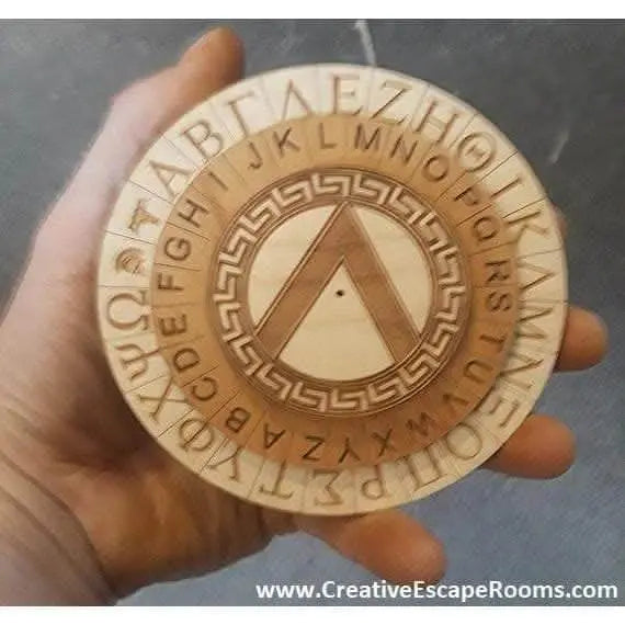 Mini Spartan Cipher Wheel for Escape Rooms Creative Escape Rooms