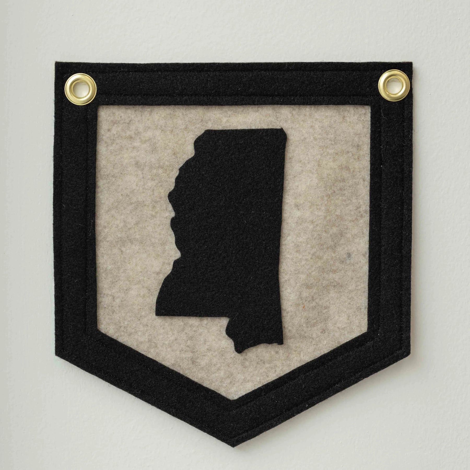 Mini State Pennant by Crooked Letter, Southern home decor detail photo 8