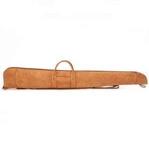 White Wing Leather Hunting Shotgun Case by Mission Mercantile Leather Goods, handmade leather goods detail photo 13