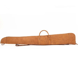 White Wing Leather Hunting Shotgun Case by Mission Mercantile Leather Goods, handmade leather goods detail photo 15