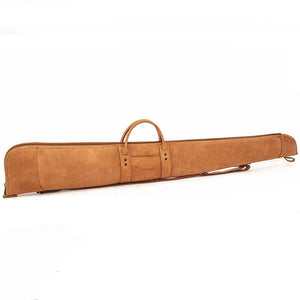 White Wing Leather Hunting Shotgun Case by Mission Mercantile Leather Goods, handmade leather goods detail photo 16