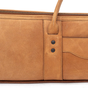 White Wing Leather Hunting Shotgun Case by Mission Mercantile Leather Goods, handmade leather goods detail photo 18