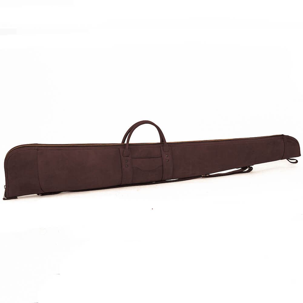 White Wing Leather Hunting Shotgun Case by Mission Mercantile Leather Goods, handmade leather goods detail photo 10