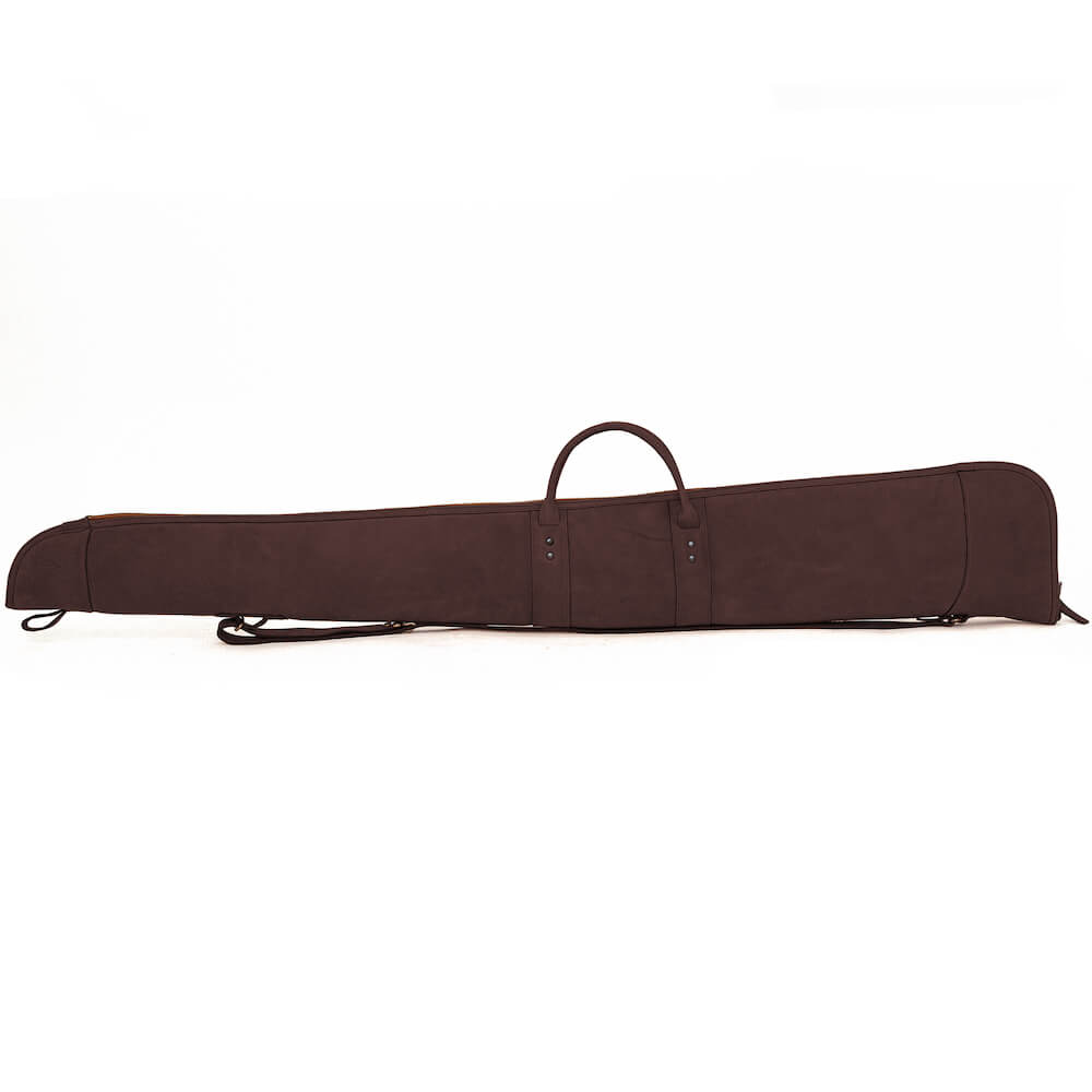 White Wing Leather Hunting Shotgun Case by Mission Mercantile Leather Goods, handmade leather goods detail photo 9
