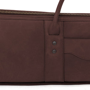 White Wing Leather Hunting Shotgun Case by Mission Mercantile Leather Goods, handmade leather goods detail photo 12