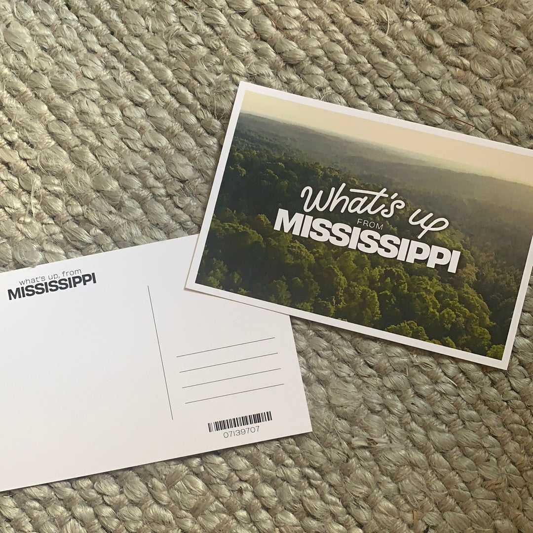 Mississippi Postcard Crooked Letter