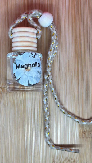 Mississippi State Magnolia Flower Car Diffuser by Helen's All Natural Creations, Southern home decor main product photo