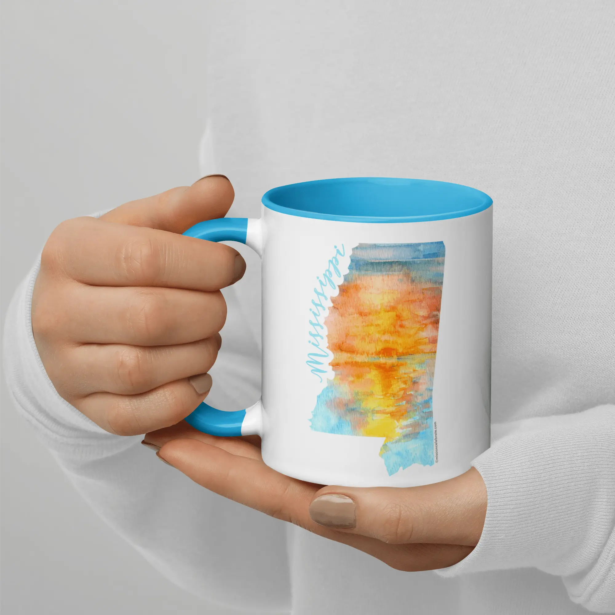 Mississippi Sunrise Art Mug by Leslie Gonce | Main Street Collective
