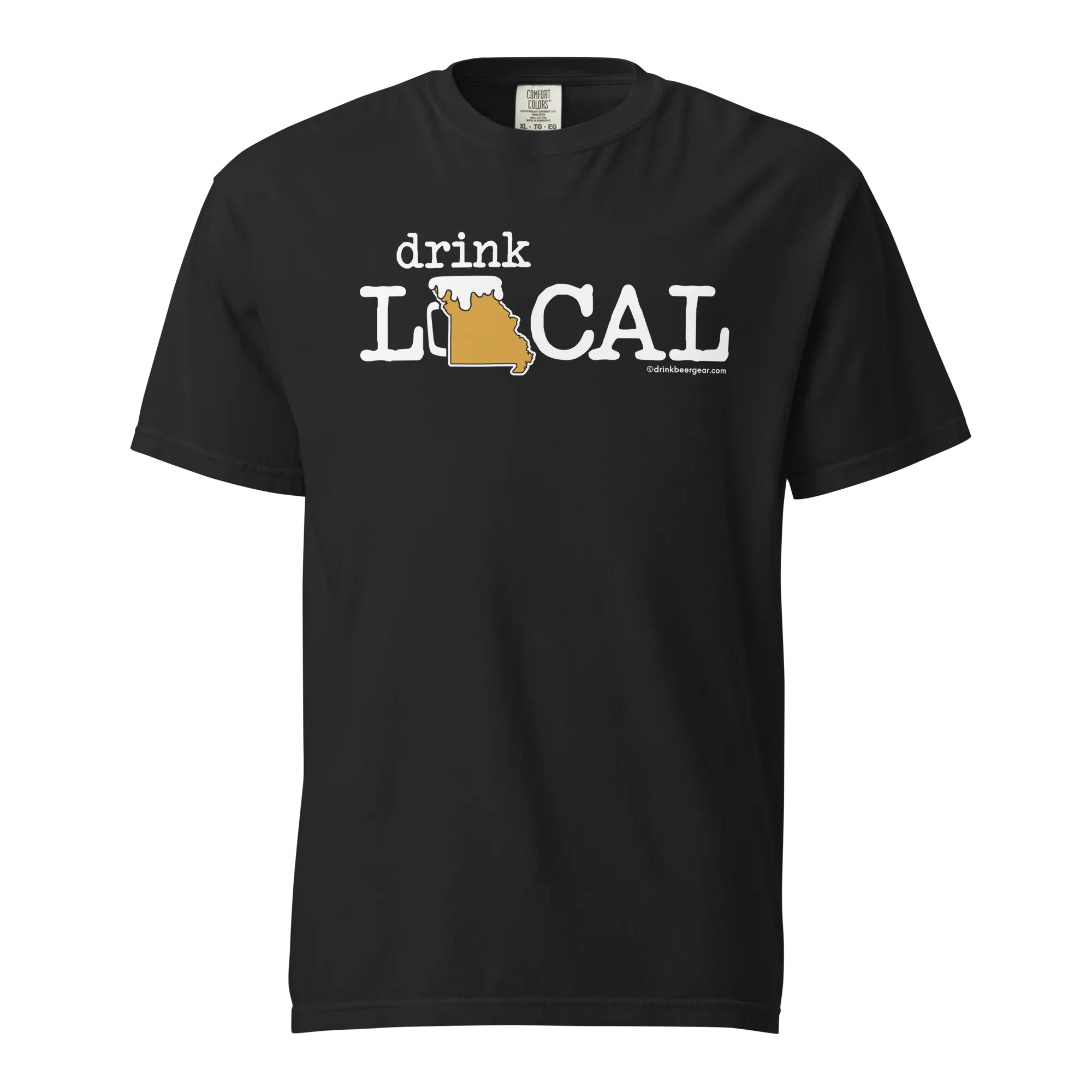 Missouri Beer Mug Tee – Drink Local - COMFORT COLORS BRAND TEE Drink Beer Gear