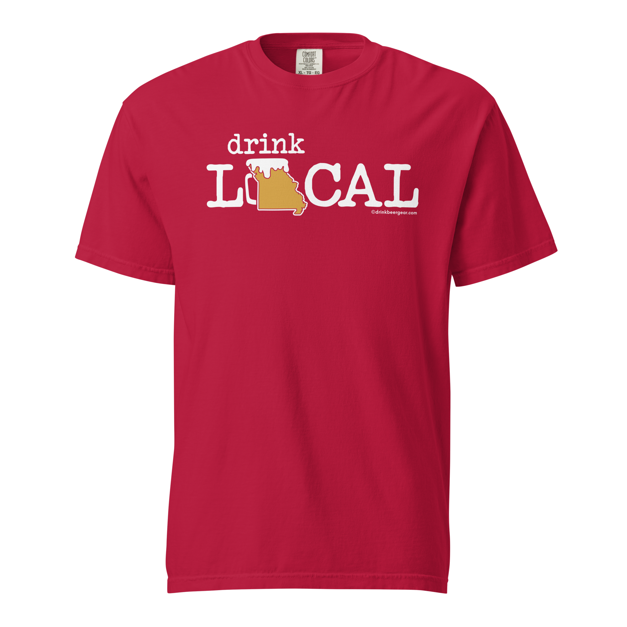 Missouri Beer Mug Tee – Drink Local - COMFORT COLORS BRAND TEE Drink Beer Gear
