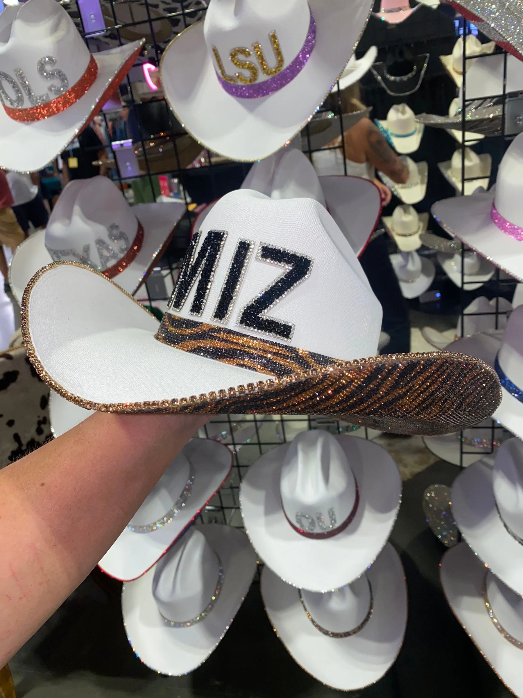 Mizzou Hat by Rhinestone Cowgirl, Southern lifestyle apparel detail photo 2