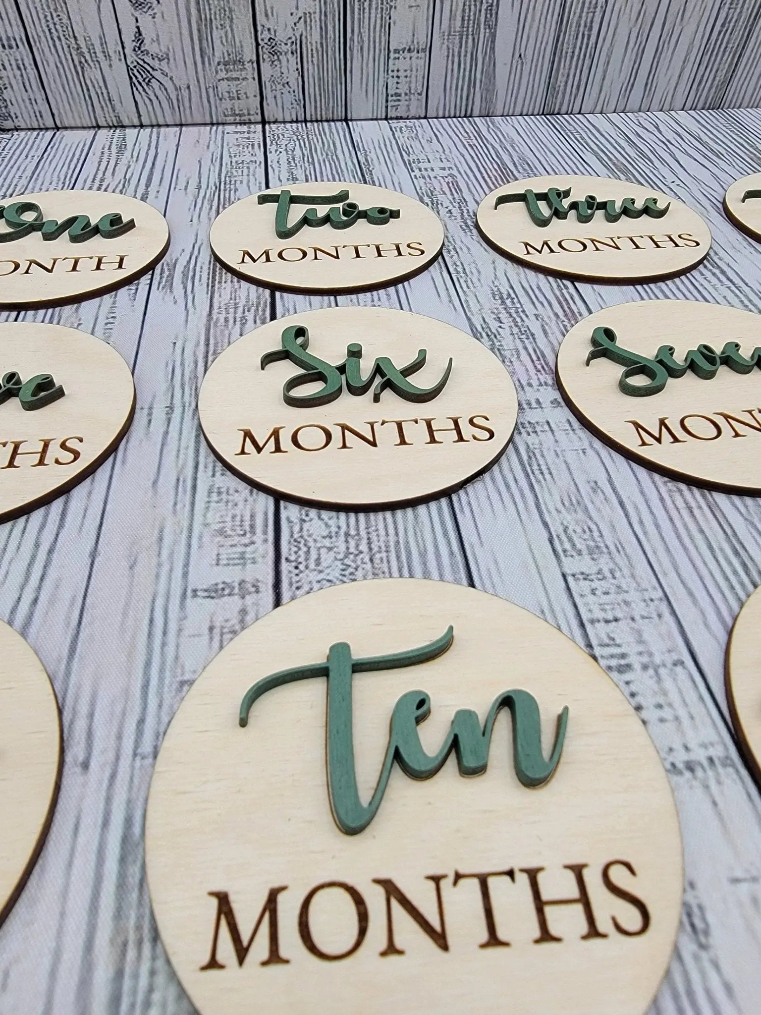 Monthly Wooden Milestone Photo Prop by EverLee Creations, Southern home decor detail photo 2