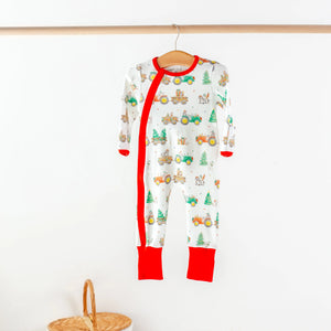 Moo-y Christmas Organic Cotton Christmas Kids Pajamas Nola Tawk
