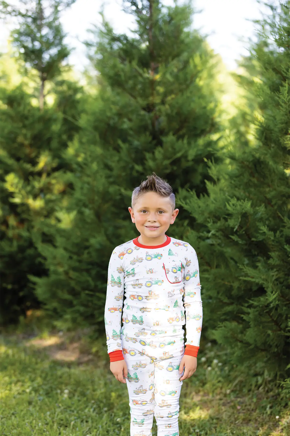 Moo-y Christmas Organic Cotton Christmas Kids Pajamas Nola Tawk