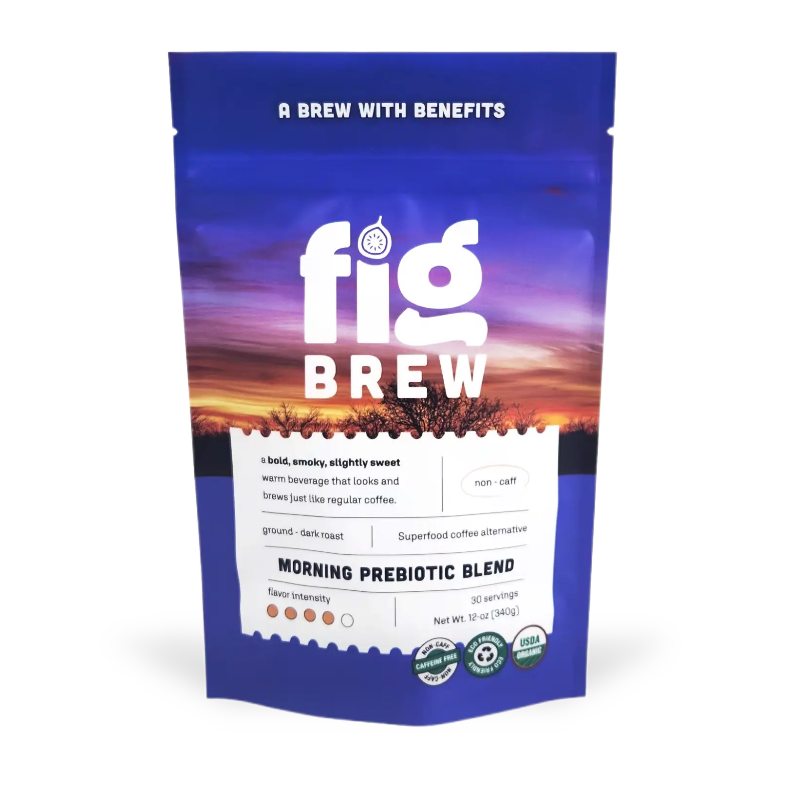 Morning Prebiotic Blend 12oz Bag FigBrewLLC