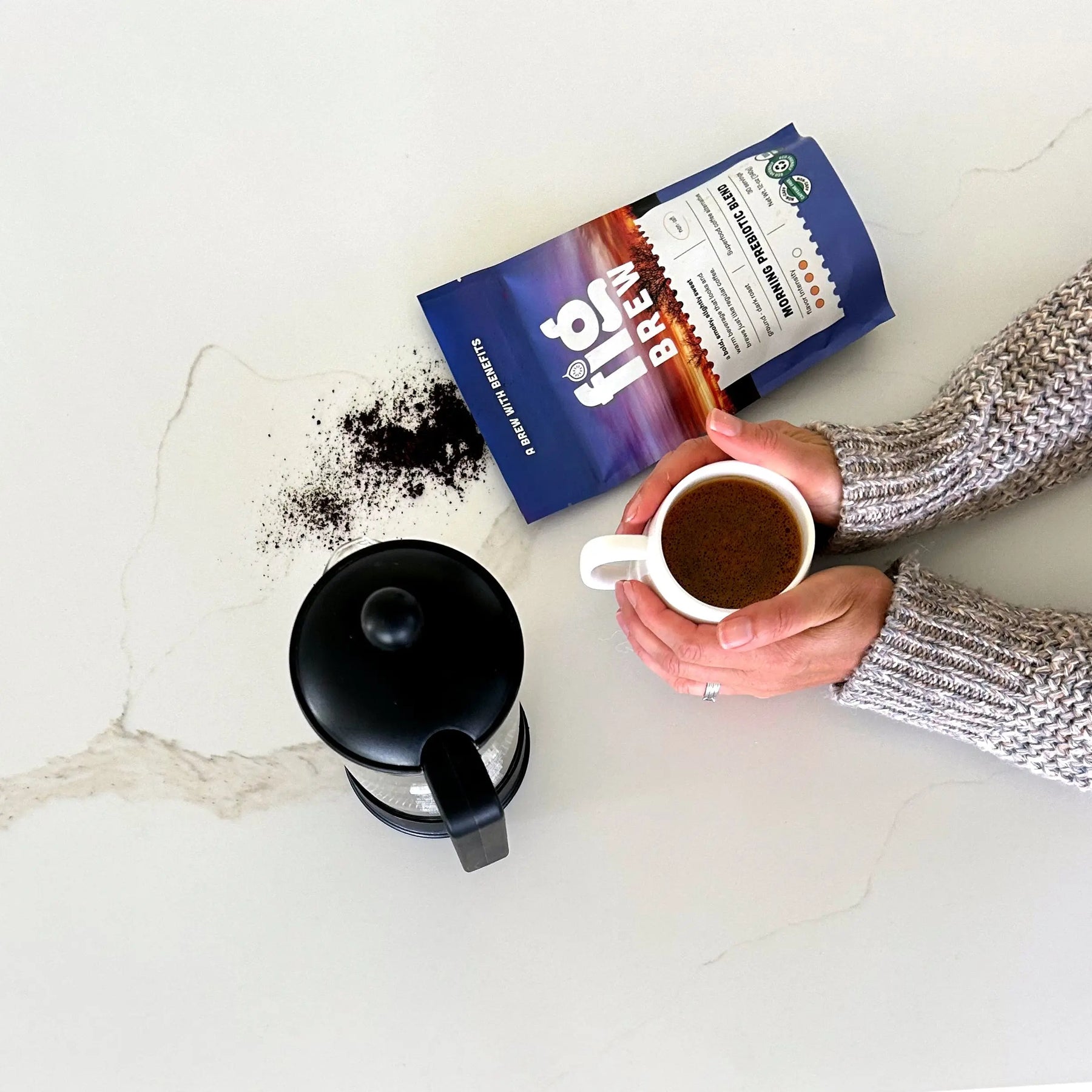 Morning Prebiotic Blend 12oz Bag FigBrewLLC