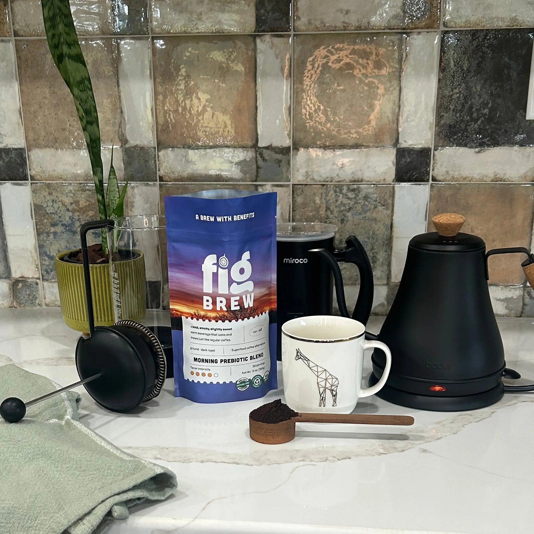 Morning Prebiotic Blend 12oz Bag FigBrewLLC