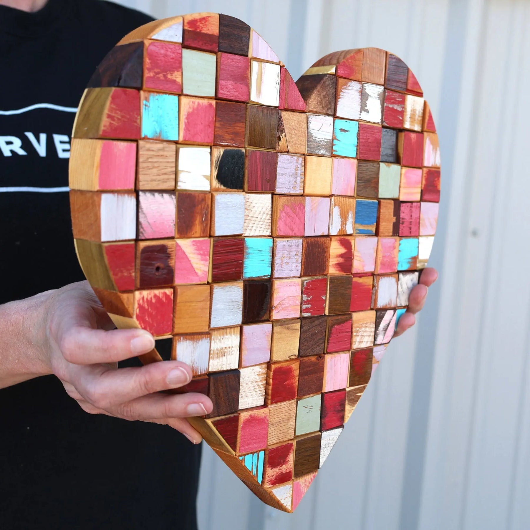 Mosaic Hearts by Dennehey Design Co., Southern home decor detail photo 3