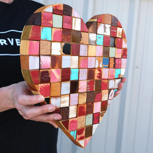 Mosaic Hearts by Dennehey Design Co., Southern home decor detail photo 3