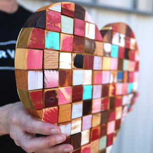 Mosaic Hearts by Dennehey Design Co., Southern home decor detail photo 5