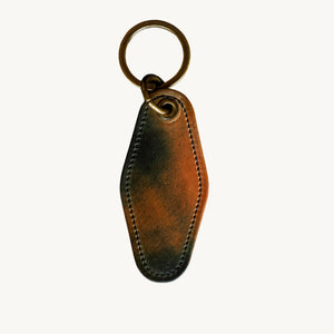 Motel Key Ring - Marbled Black Shell Cordovan Loyal Stricklin