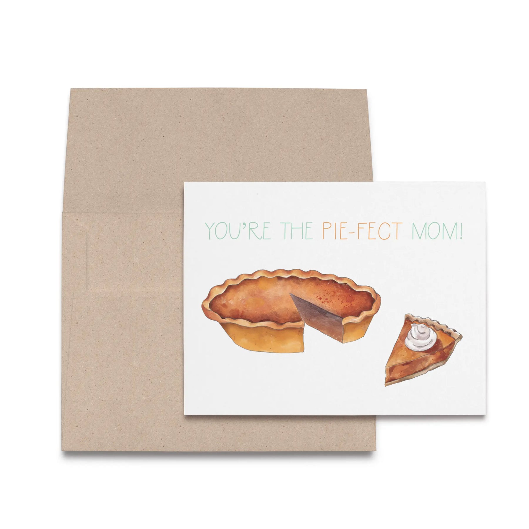 Mother's Day Pie Greeting Card by Nola Tawk, paper gift main product photo
