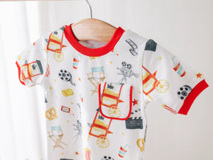 Movie Night Organic Cotton Pajamas by Nola Tawk, Southern food gift detail photo 6