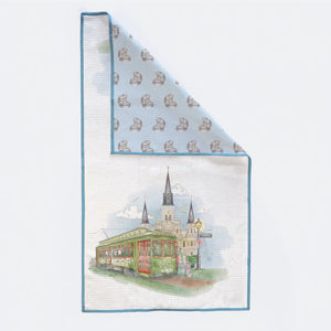 Mr. & Mrs. Kitchen Towel by Nola Tawk, tea towel main product photo