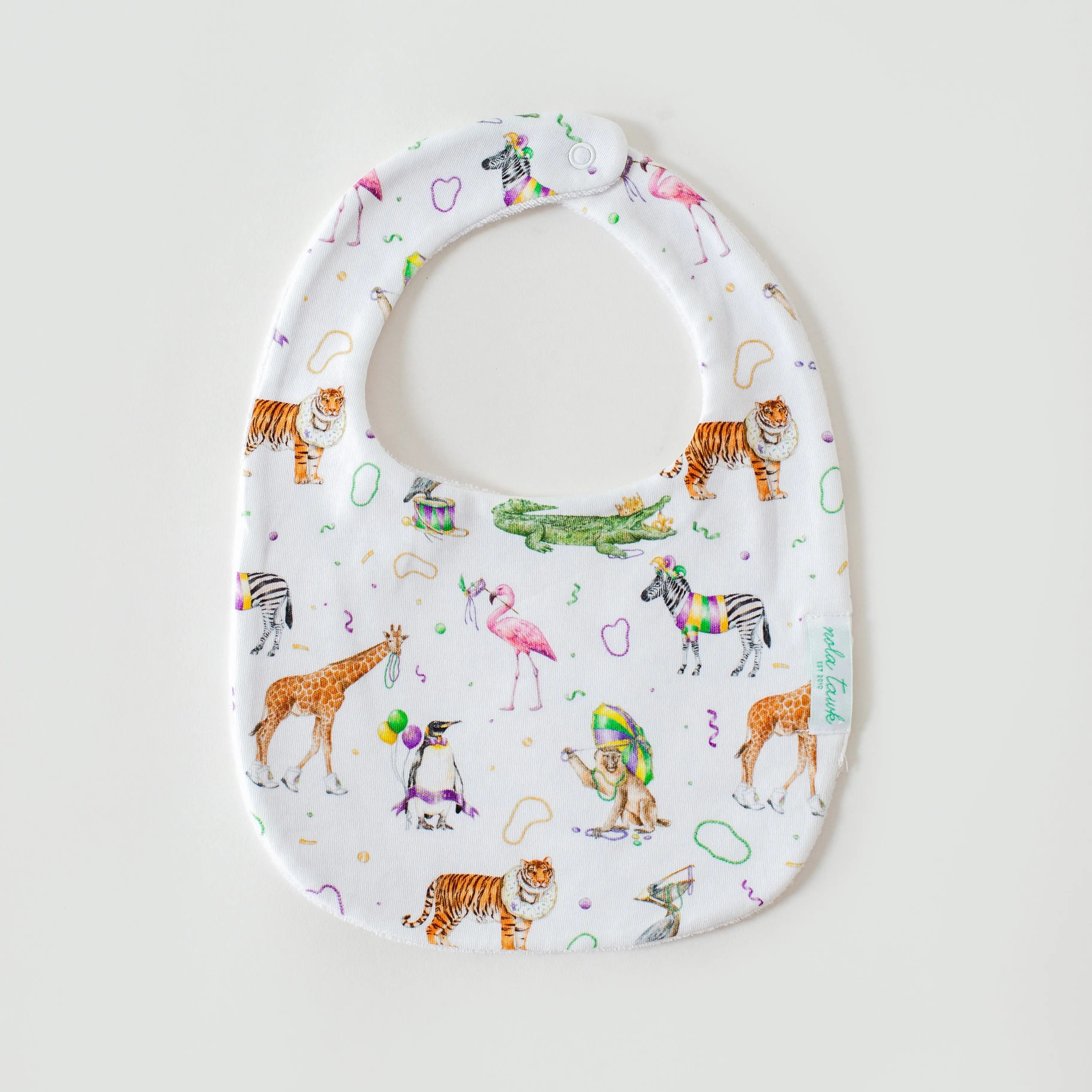 My First Game Day - Arkansas Organic Cotton Baby Bib Nola Tawk