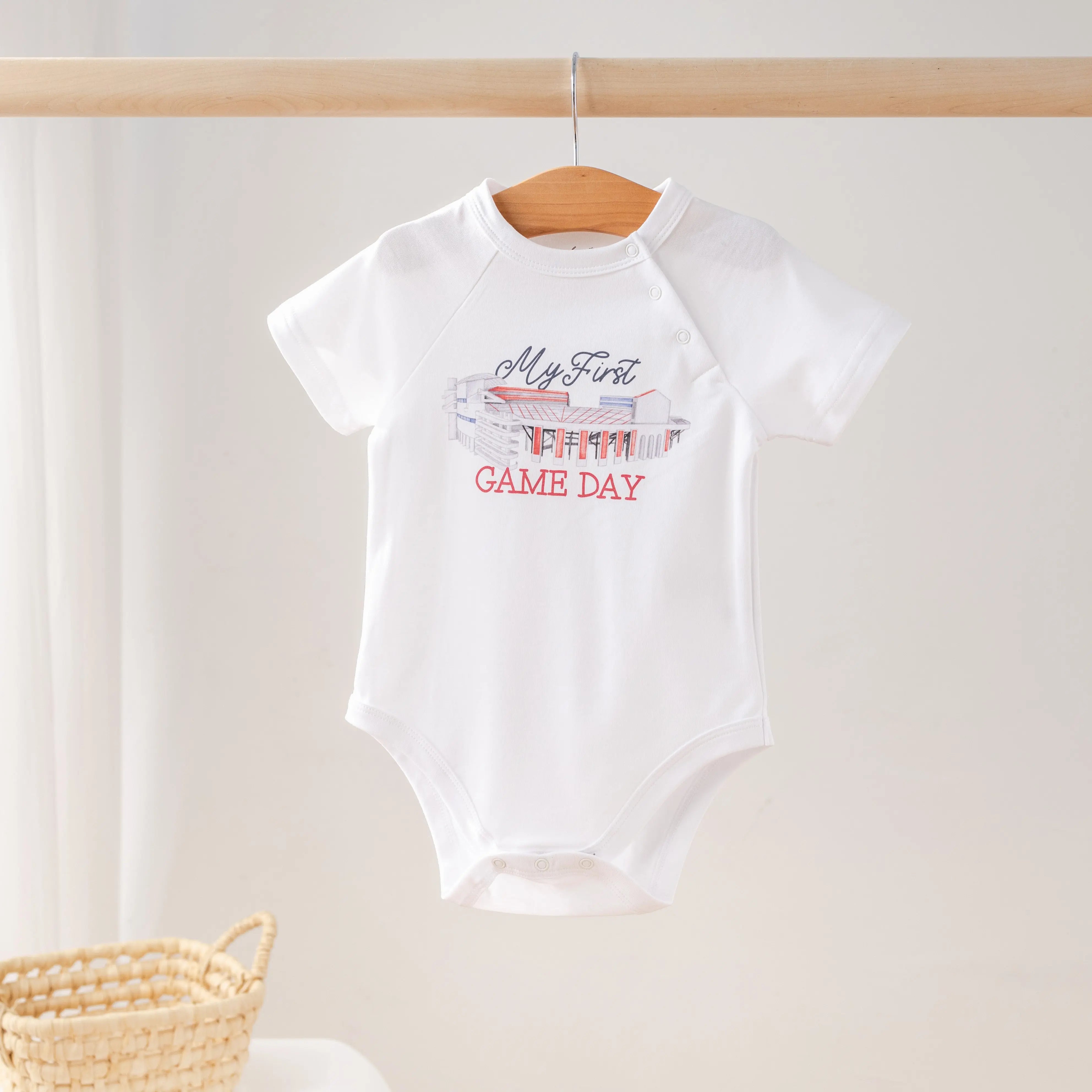 My First Game Day - Ole Miss Organic Cotton Onesie Nola Tawk