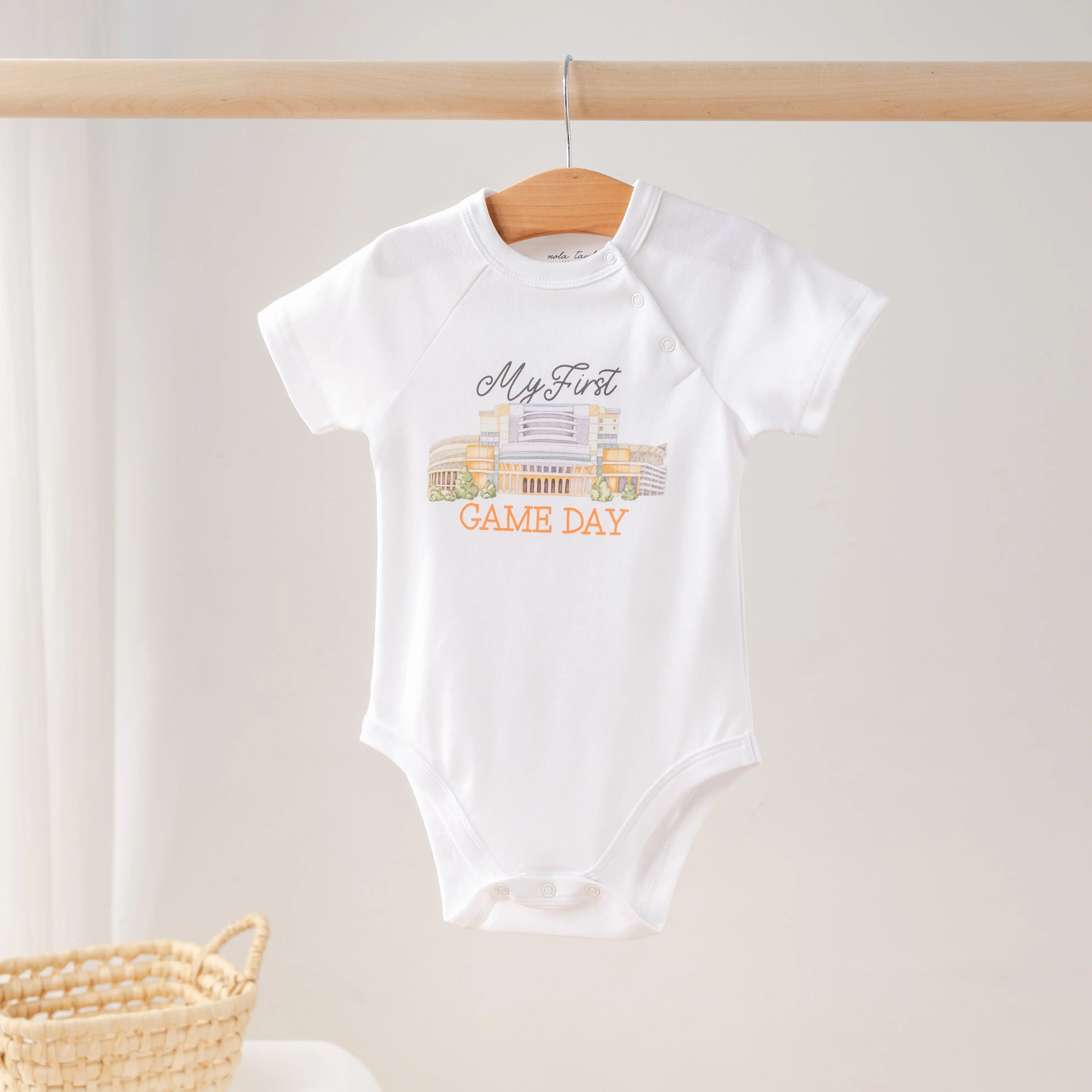 My First Game Day - Tennessee Organic Cotton Onesie Nola Tawk