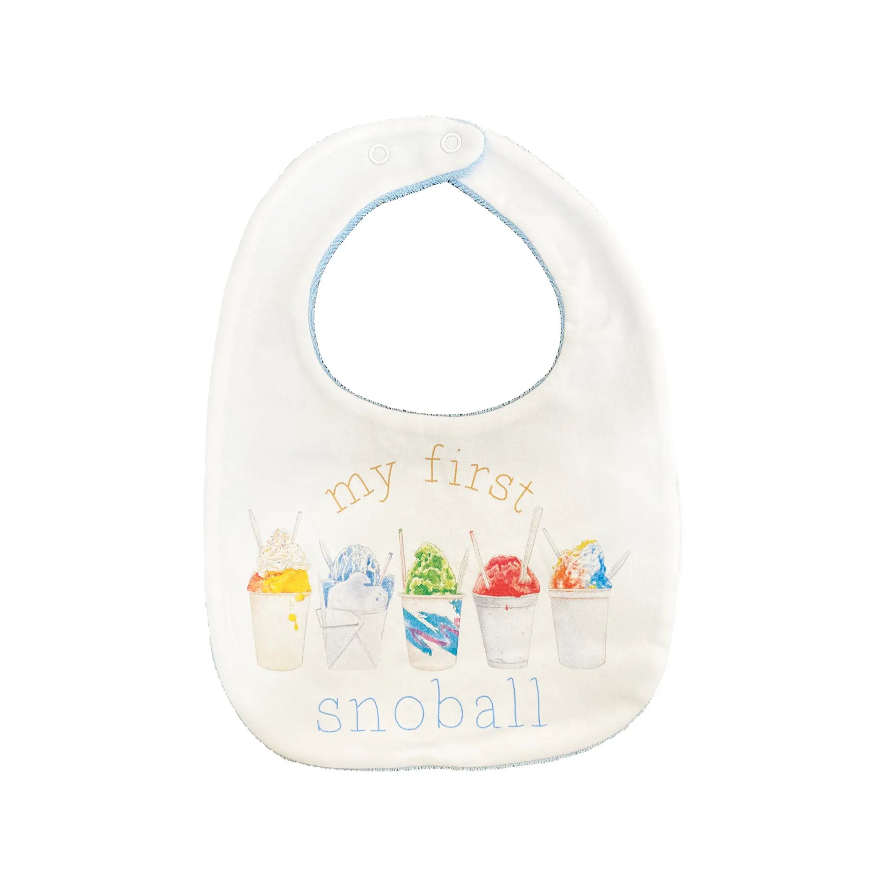 My First Snoball Organic Cotton Baby Bib Nola Tawk