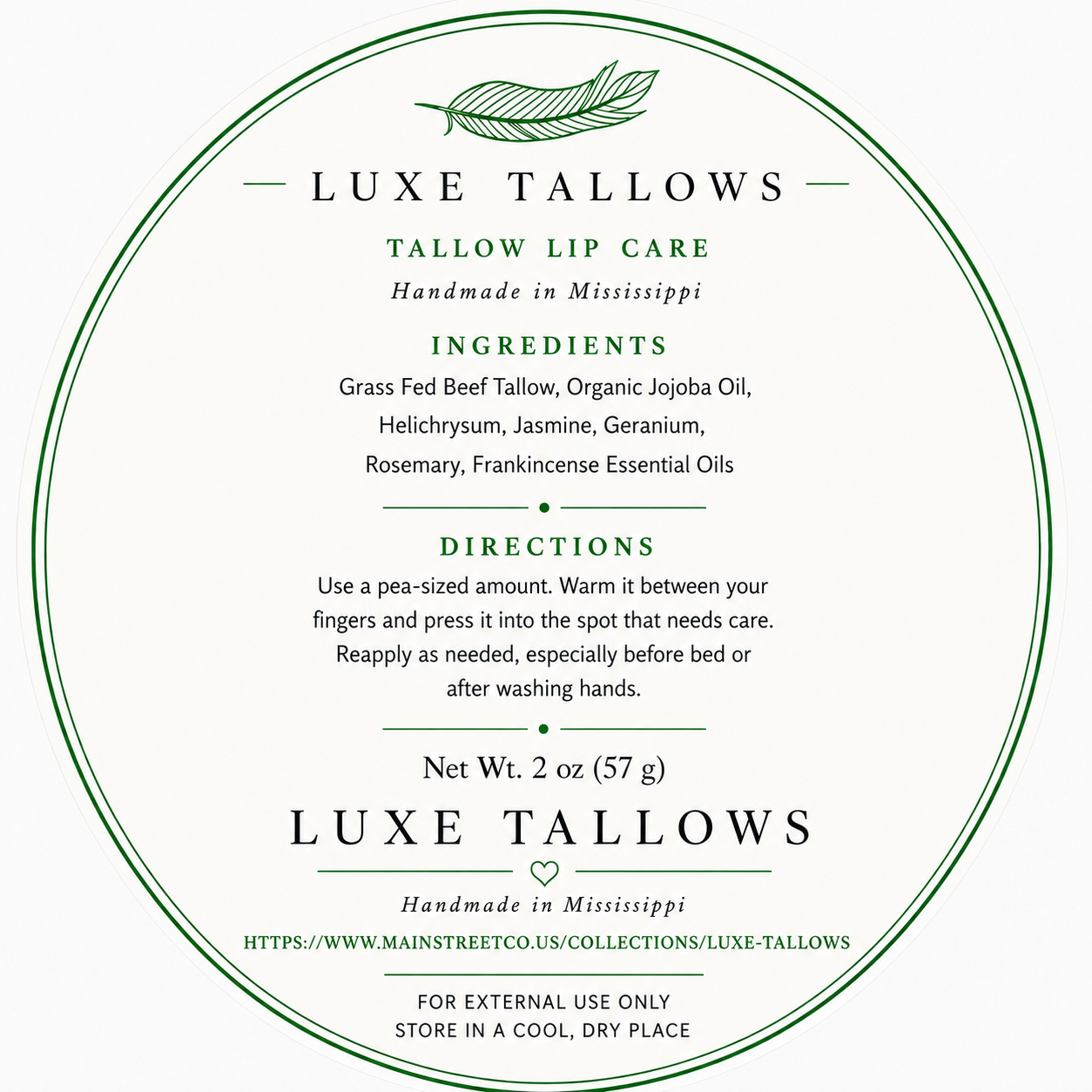 Luxe Tallows My Bofix in a Jar — Concentrated Tallow Balm for Targeted Repair | 2 oz by Luxe Tallows, natural skincare detail photo 3