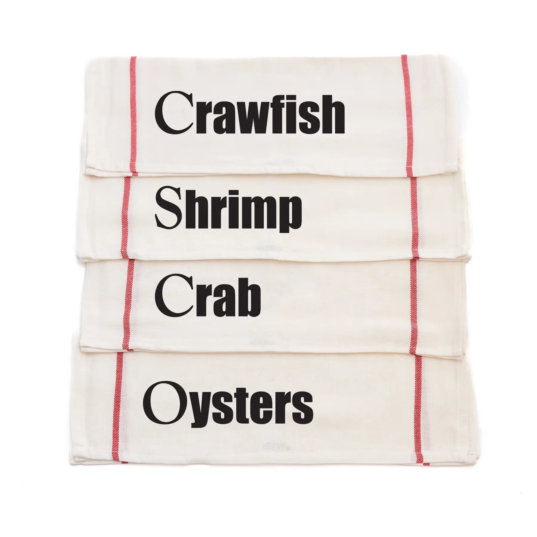 NOLA Seafood Cotton Kitchen Towels Nola Tawk