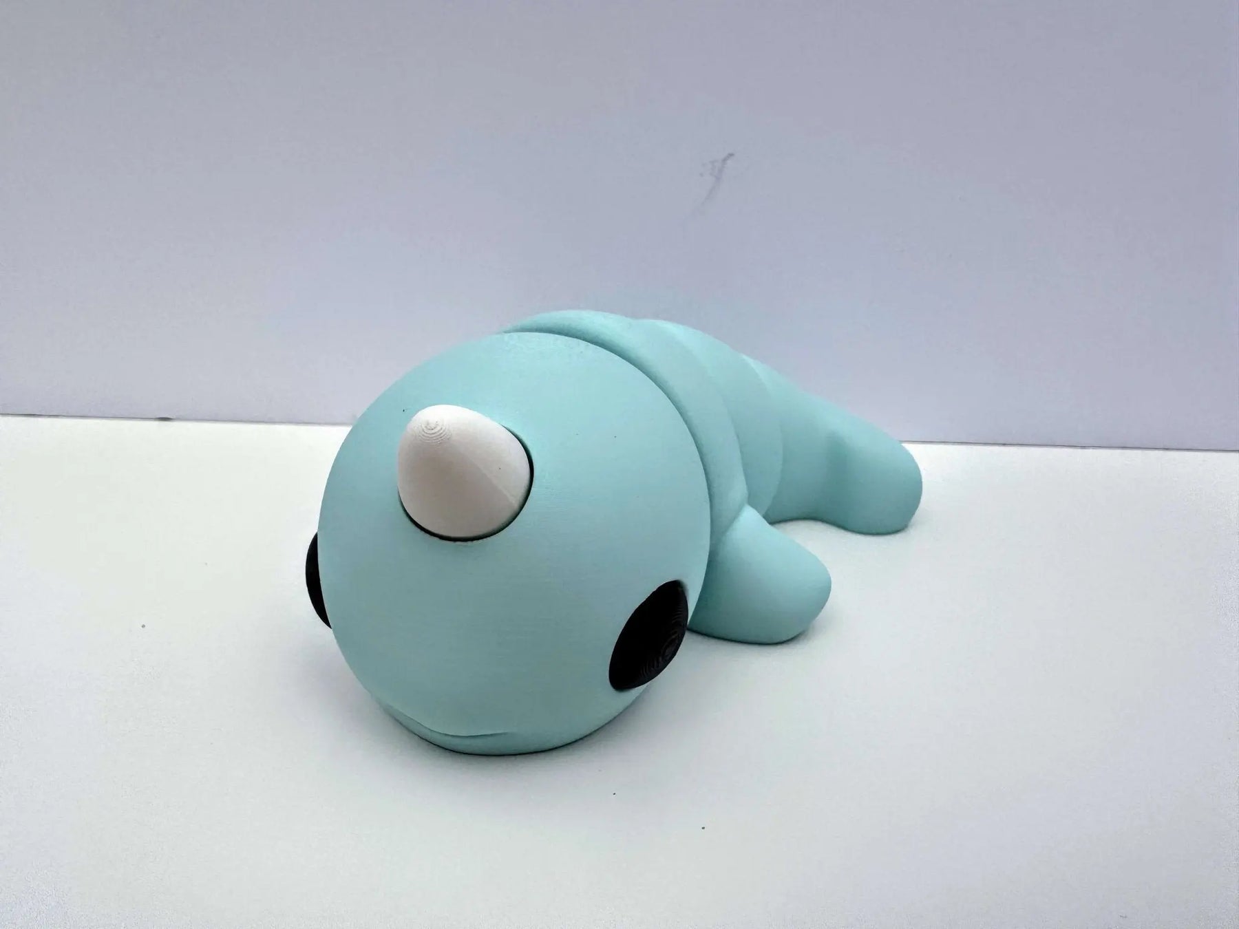 Narwhal 3D Printed Fidget Toy | Large Ocean Sensory Toy by Mushroom Lady Co, paper gift detail photo 2
