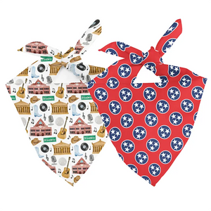 Nashville Tennessee Dog Bandana by Dog Bandana Co., pet accessory main product photo