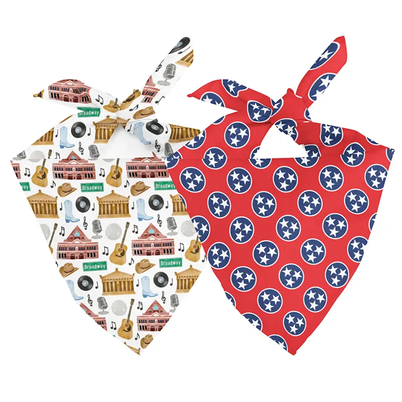 Nashville Tennessee Dog Bandana Dog Bandana Co.