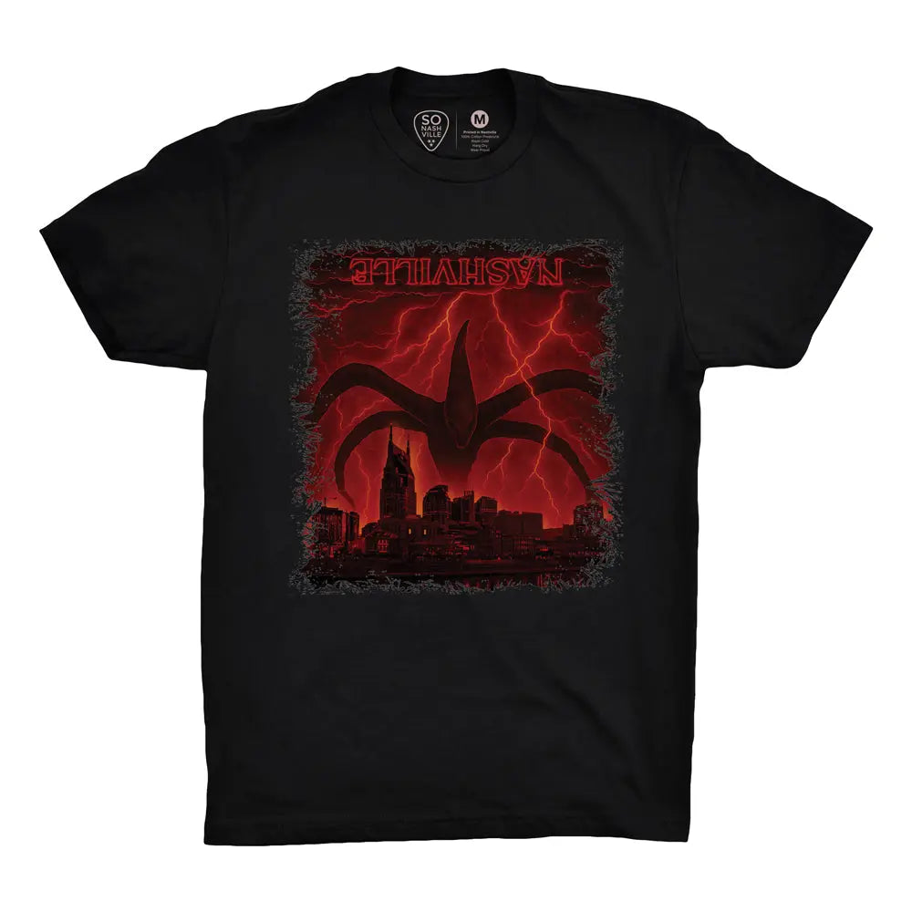Nashville Upside Down by So Nashville, graphic tee main product photo