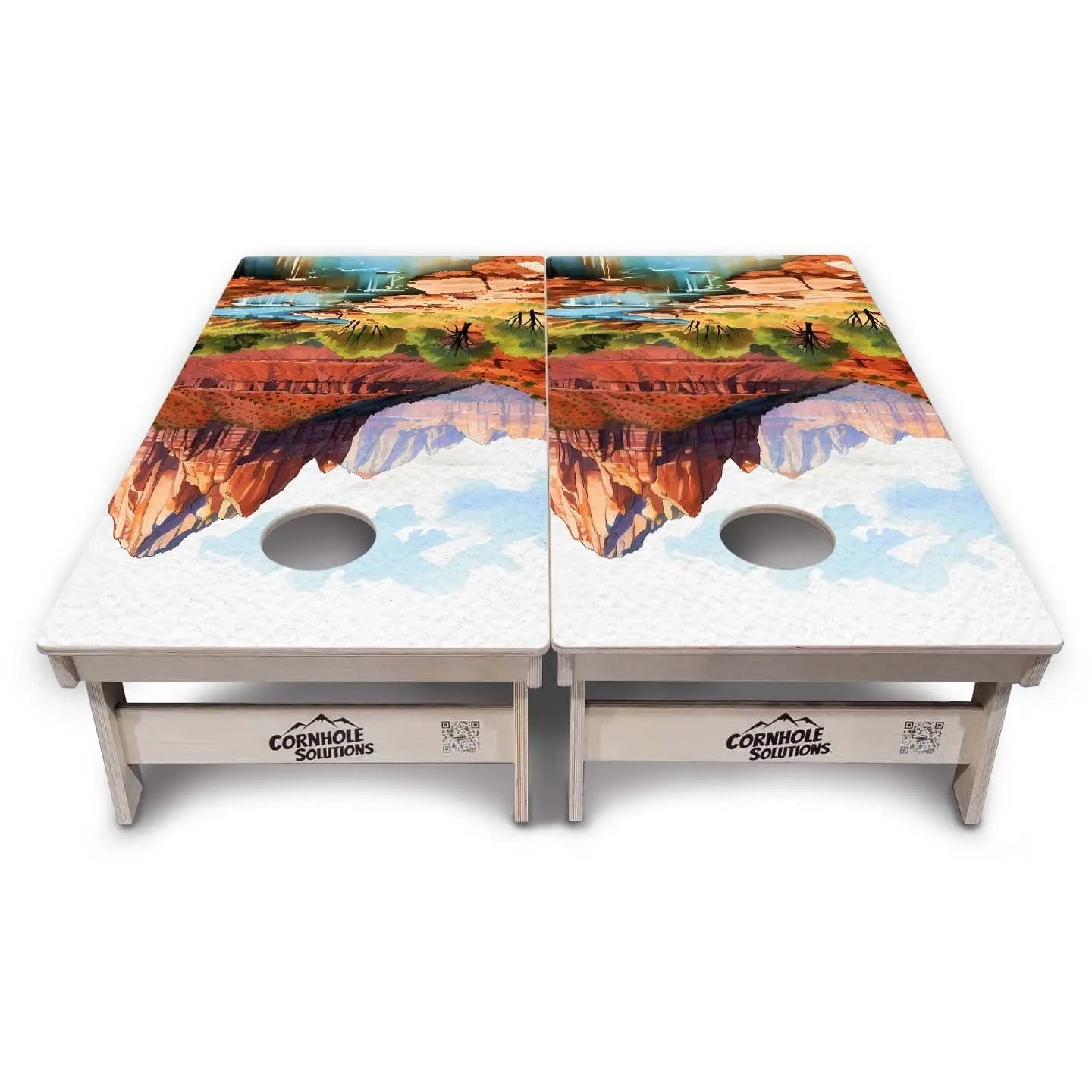 National Parks Cornhole Boards - Professional Tournament Series (10 options) by Cornhole Solutions, custom cornhole board detail photo 5