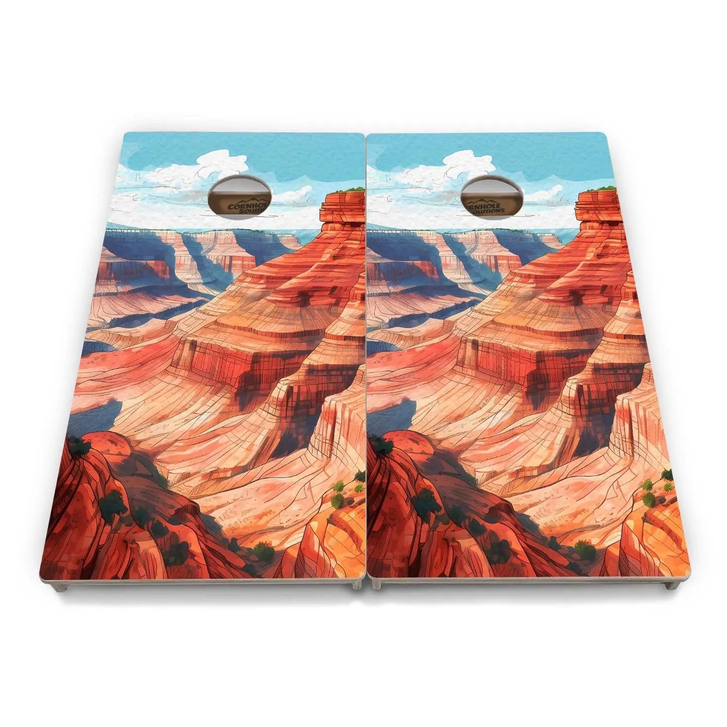 National Parks Cornhole Boards - Professional Tournament Series (10 options) by Cornhole Solutions, custom cornhole board detail photo 7