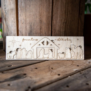 Nativity Wood Puzzle by Still Magnolia, pet accessory main product photo