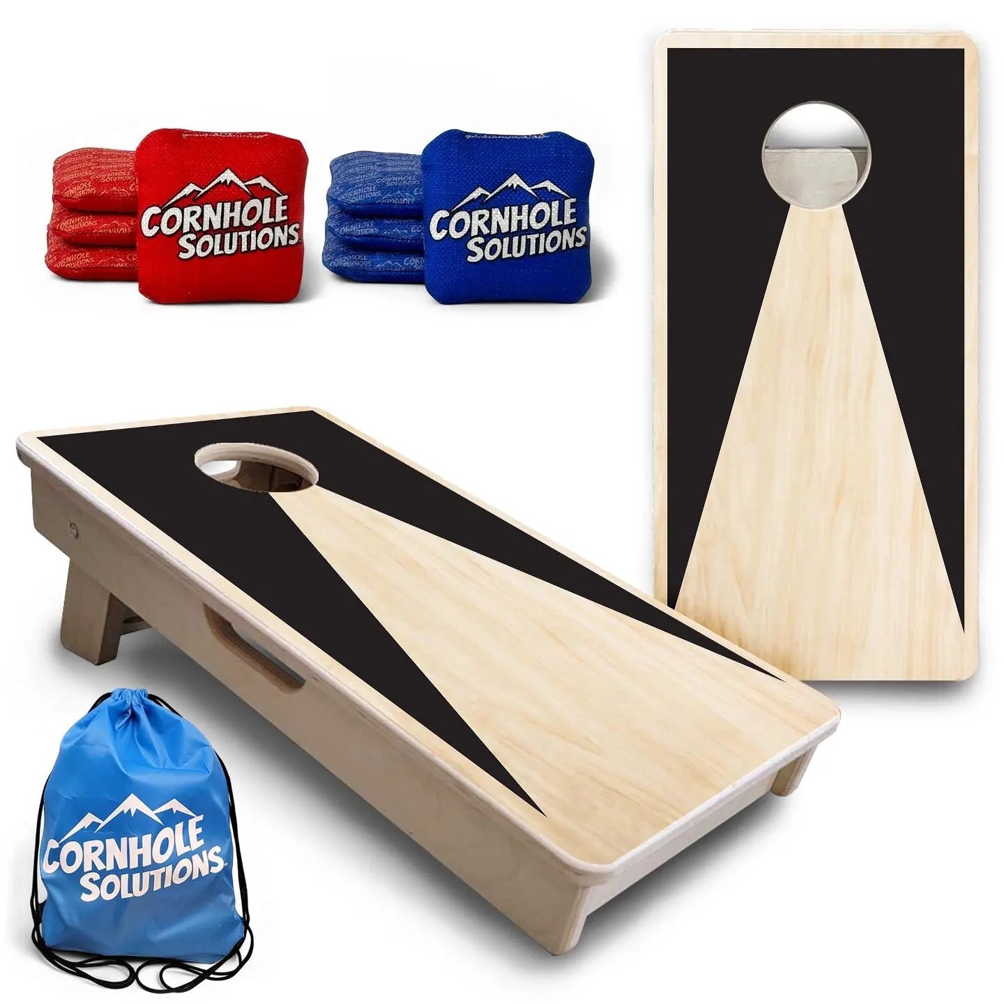 Natural Keyhole - Mini or Vacation Size Cornhole Boards Cornhole Solutions