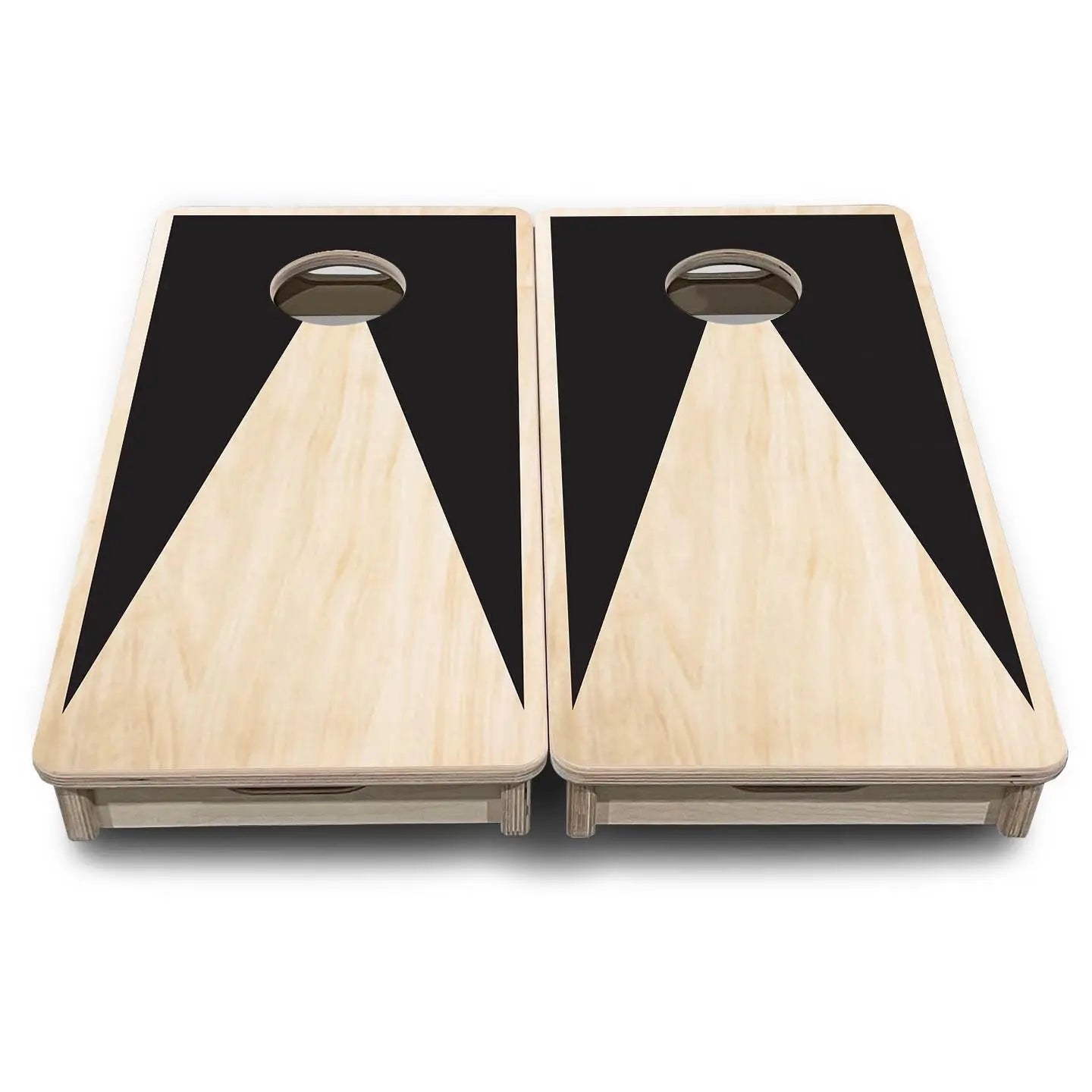 Natural Keyhole - Mini or Vacation Size Cornhole Boards Cornhole Solutions