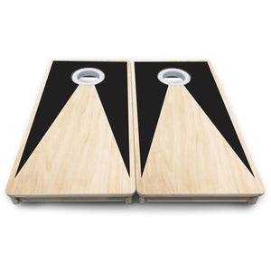 Natural Keyhole - Mini or Vacation Size Cornhole Boards by Cornhole Solutions, custom cornhole board detail photo 8