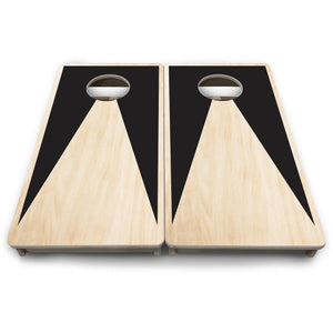 Natural Keyhole - Mini or Vacation Size Cornhole Boards by Cornhole Solutions, custom cornhole board detail photo 9
