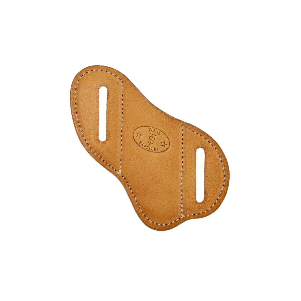 Natural Plain Knife Sheath by Texas Saddlery, leather knife sheath detail photo 3