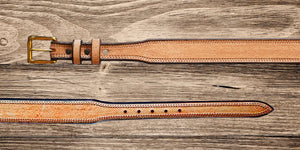 Natural Roughout Tapered by Texas Saddlery, scented candle detail photo 2