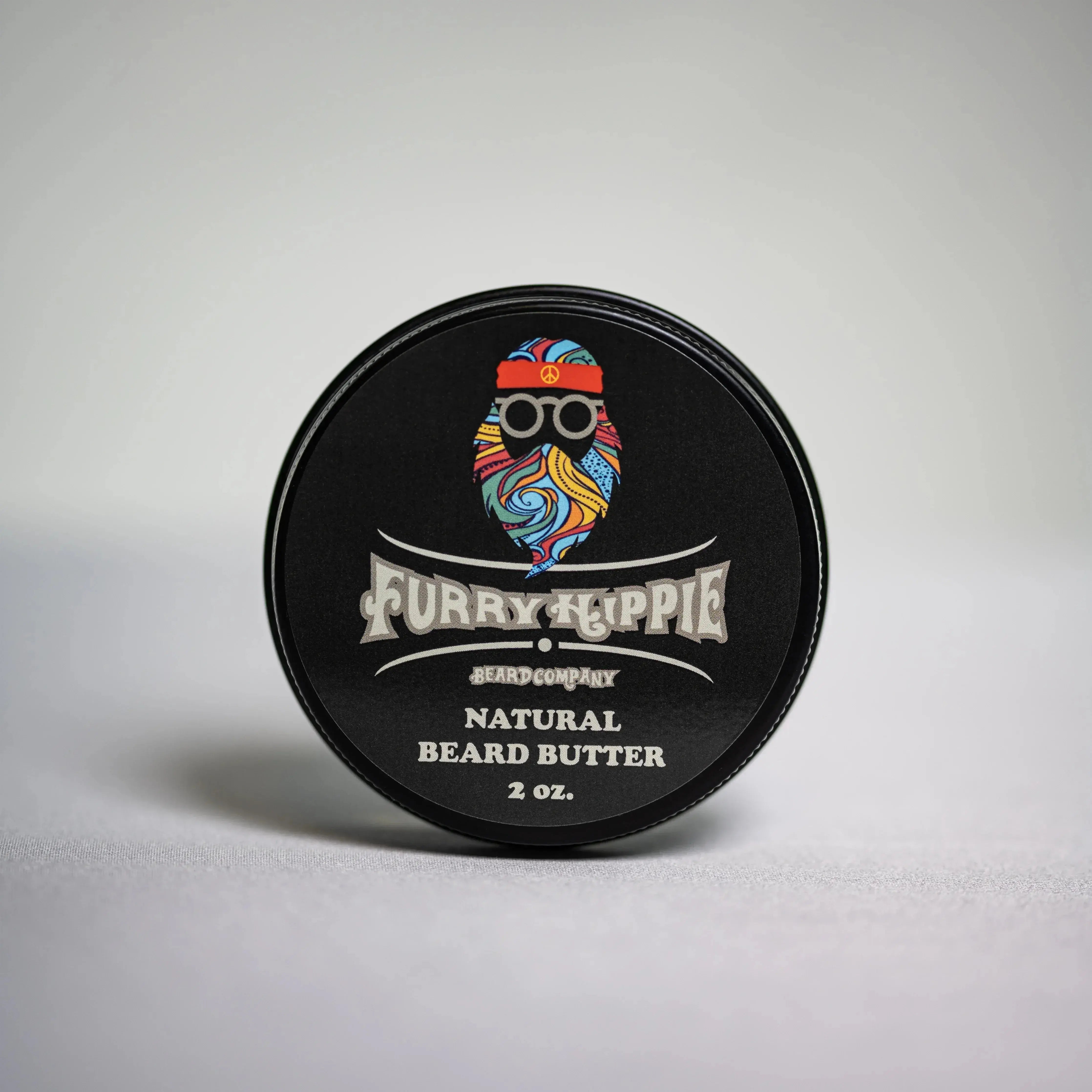 Natural unscented beard butter by Furry Hippie Beard Company